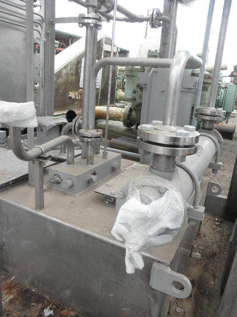 Lube Skid, w/Heat Exchanger, 300 psi shell, 150 psi tube, 300 F max temp. - Image 8