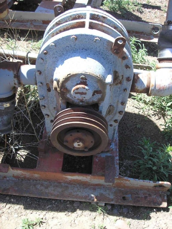 100 cfm, 15 psi, Sutorbilt #6HV-B, Blower, on Skid, 20 HP, 1755 RPM - Image 2