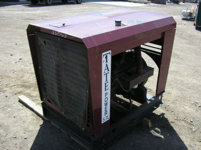 196 HP @ 4000 RPM, Chevy #350, Natural Gas Engine, radiator through flywheel, Inline 6-cylinder, (4) 3.47" - Image 2