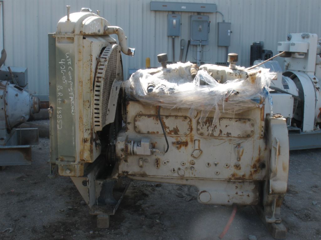 145 HP @ 1200 RPM, Waukesha #145, Natural Gas Engine, Inline 6-cylinder - Image 1