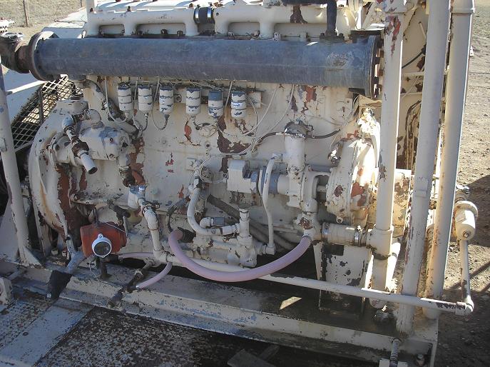 175 HP @ 1200 RPM, Waukesha #6WAK, Natural Gas Engine - Image 1