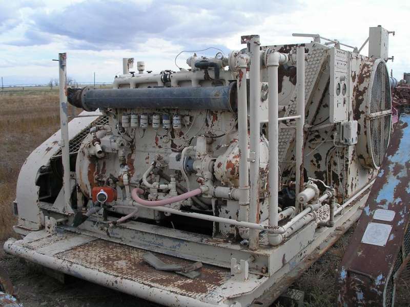 175 HP @ 1200 RPM, Waukesha #6WAK, Natural Gas Engine - Image 3
