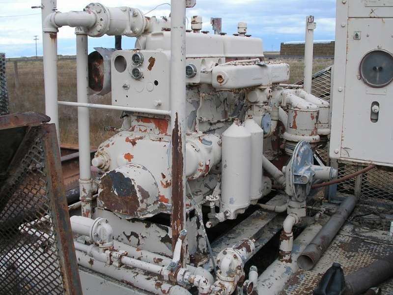 175 HP @ 1200 RPM, Waukesha #6WAK, Natural Gas Engine - Image 4