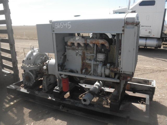 70 HP @ 1800 RPM, Waukesha #F-554-GU, Natural Gas Power Unit, radiator through flywheel - Image 1