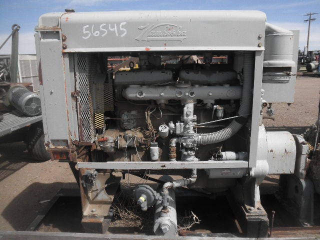 70 HP @ 1800 RPM, Waukesha #F-554-GU, Natural Gas Power Unit, radiator through flywheel - Image 3