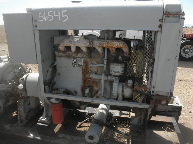 70 HP @ 1800 RPM, Waukesha #F-554-GU, Natural Gas Power Unit, radiator through flywheel - Image 6