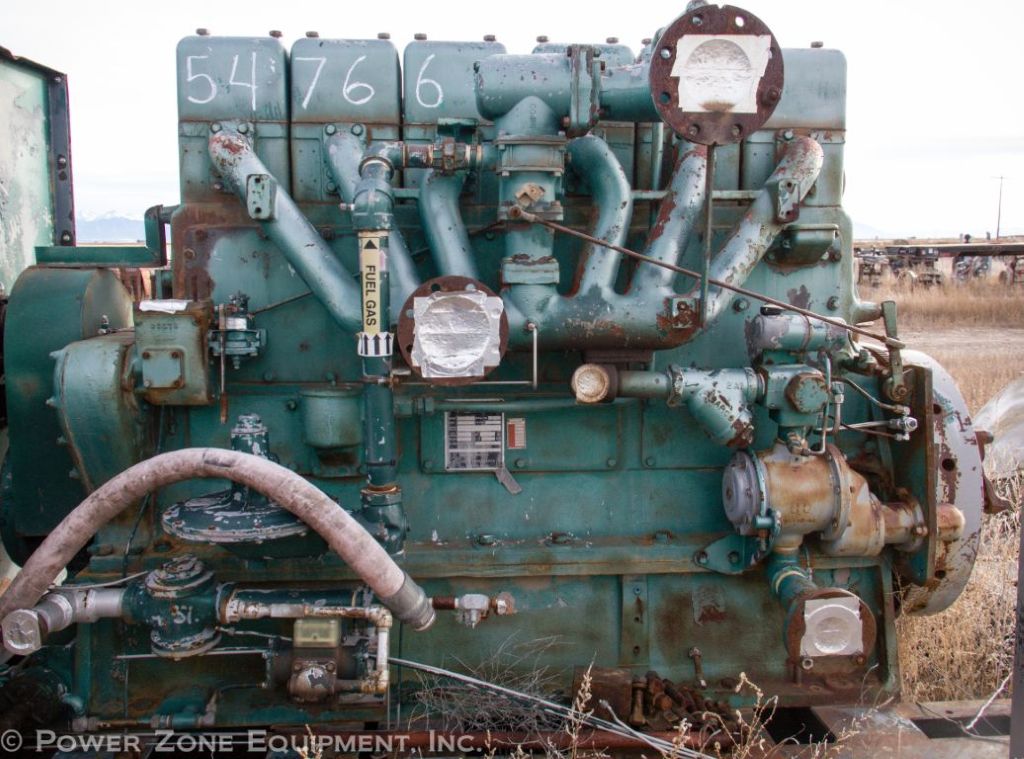 400 HP @ 1000 RPM, White Superior #6G-510, Natural Gas Engine, Inline 6-cylinder, (4) 9" Stroke, 8.5" Bore - Image 3