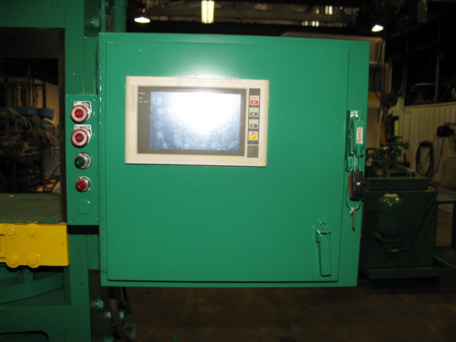 393 Ton, 27" x 24", 22" daylight, 16" stroke, 20" ram, push-back cyls, Omron PLC, 10 HP, #1814 - Image 4