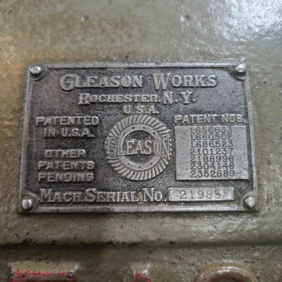 Gleason #710, straight bevel generator, with misc tooling & change gears, s/n #21985 - Image 8