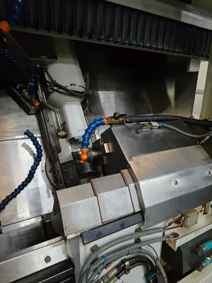 Gleason, Pfauter #P60, CNC automatic loading gear hobber, Siemens 840D controls, shuttle loader, excellent - Image 6