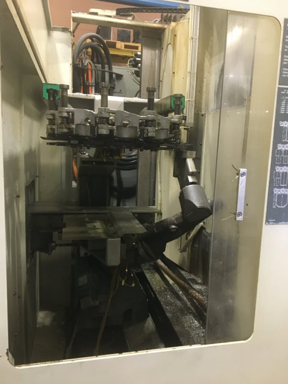 Deckel Maho #60P-Hi-Dyn, CNC vertical machining center, 30 automatic tool changer, 23.6" X, 27.5" Y, 23.6" Z - Image 8