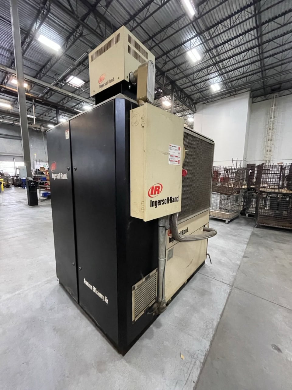 307 cfm, 140 psig, Ingersoll-Rand #IRN75H-CC Compressor, 75 HP, VSD & Dryer, 460v, 2007 - Image 3