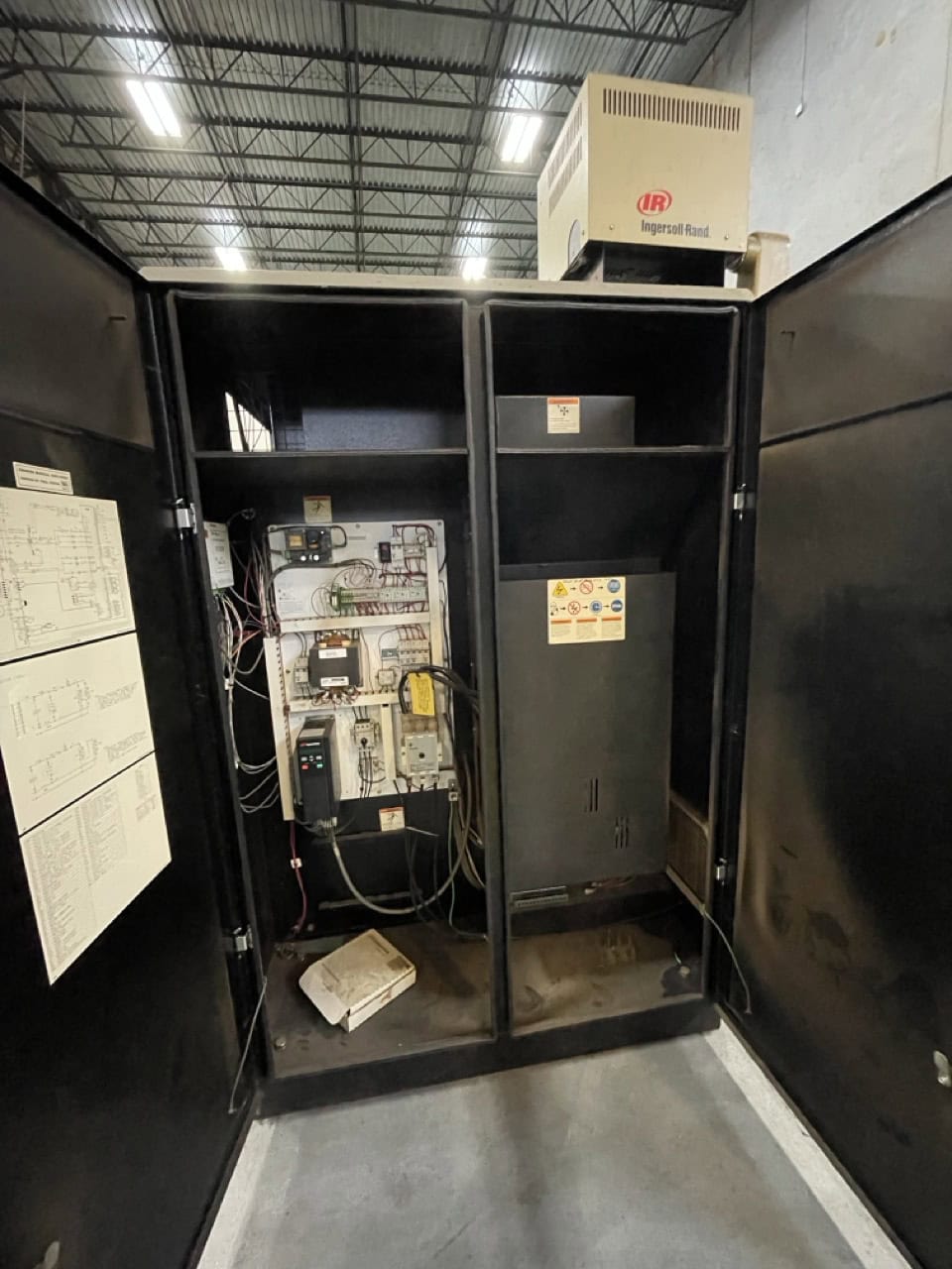 307 cfm, 140 psig, Ingersoll-Rand #IRN75H-CC Compressor, 75 HP, VSD & Dryer, 460v, 2007 - Image 7