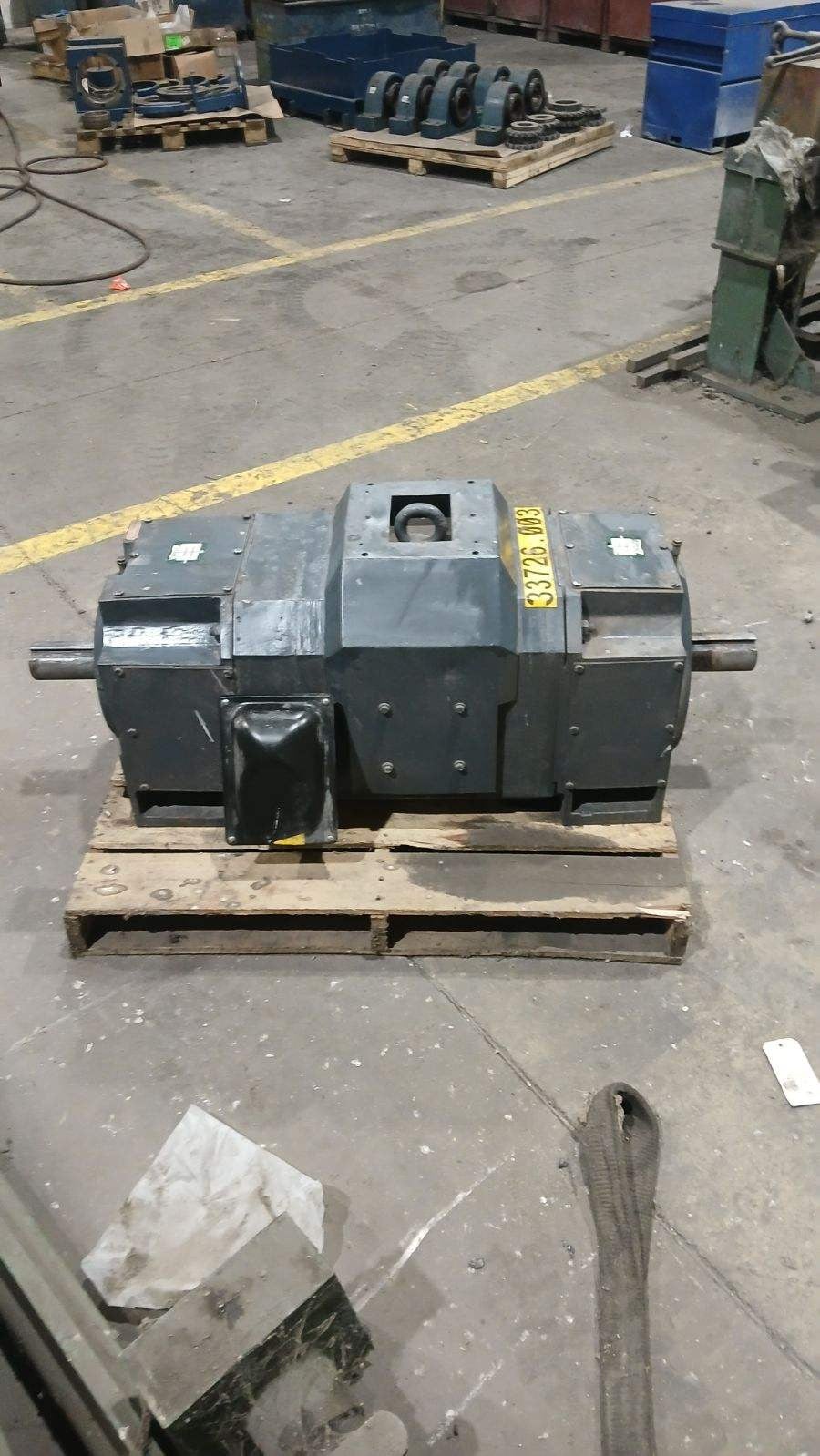 60 HP 1750 RPM Siemens, Frame LC3612ATZ, TEFC dual shaft, 500 VA, 300 VF, reconditioned - Image 3