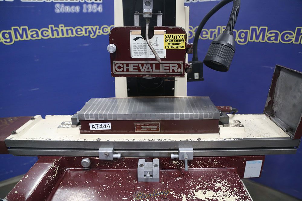 6" x 18" Chevalier #FSG-618M, grinders, 8" x 1/2" x 1-1/4" wheel, 16-82 FPM, work lamp - Image 8