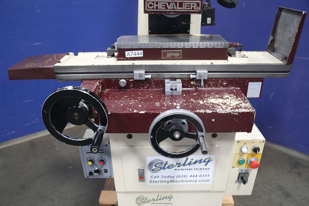 6" x 18" Chevalier #FSG-618M, grinders, 8" x 1/2" x 1-1/4" wheel, 16-82 FPM, work lamp - Image 9