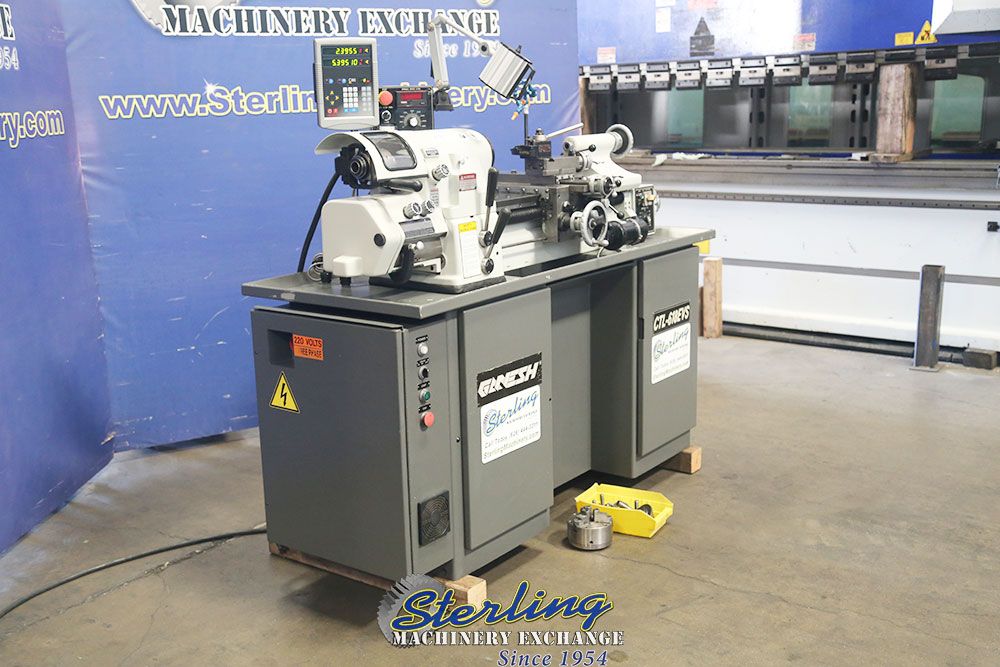 13" x 14" Ganesh #CTL-618, precision lathe, inch/metric, Newall 2-Axis digital read out, work light - Image 2