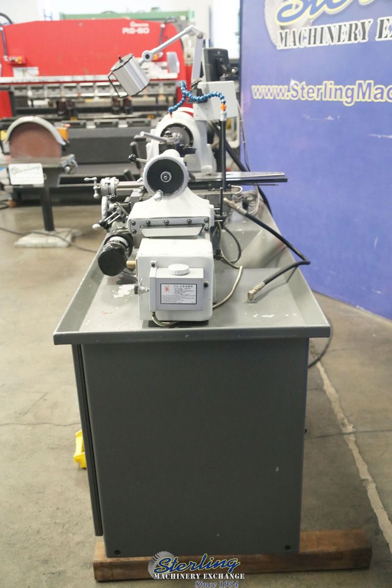 13" x 14" Ganesh #CTL-618, precision lathe, inch/metric, Newall 2-Axis digital read out, work light - Image 5