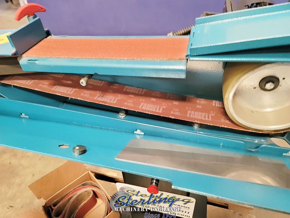 4" Scotchman #AL100-02, notching machine, 6" x 78-3/4" belt, 3420 RPM, 230 V., 3-phase - Image 8