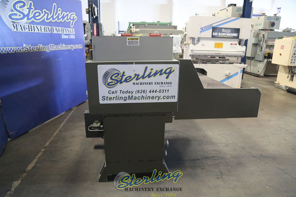 40 Ton, APMC #ABC-40, clicker press, 7.1 stroke, 9.1" daylight, 31.5" X63" bed, single manual slide table - Image 8