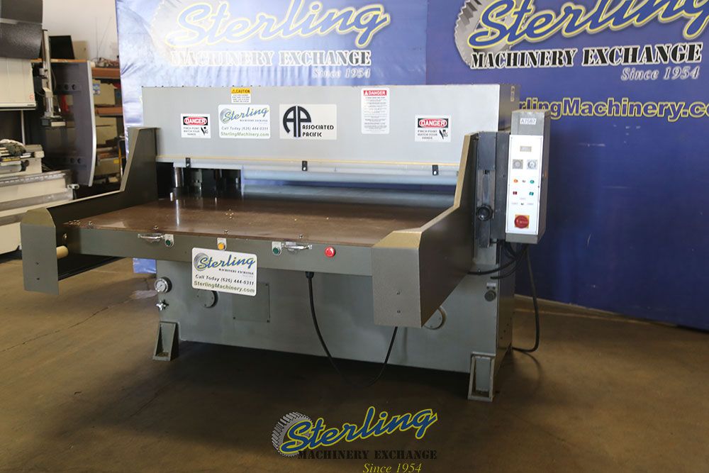 40 Ton, APMC #ABC-40, clicker press, 7.1 stroke, 9.1" daylight, 31.5" X63" bed, single manual slide table - Image 10