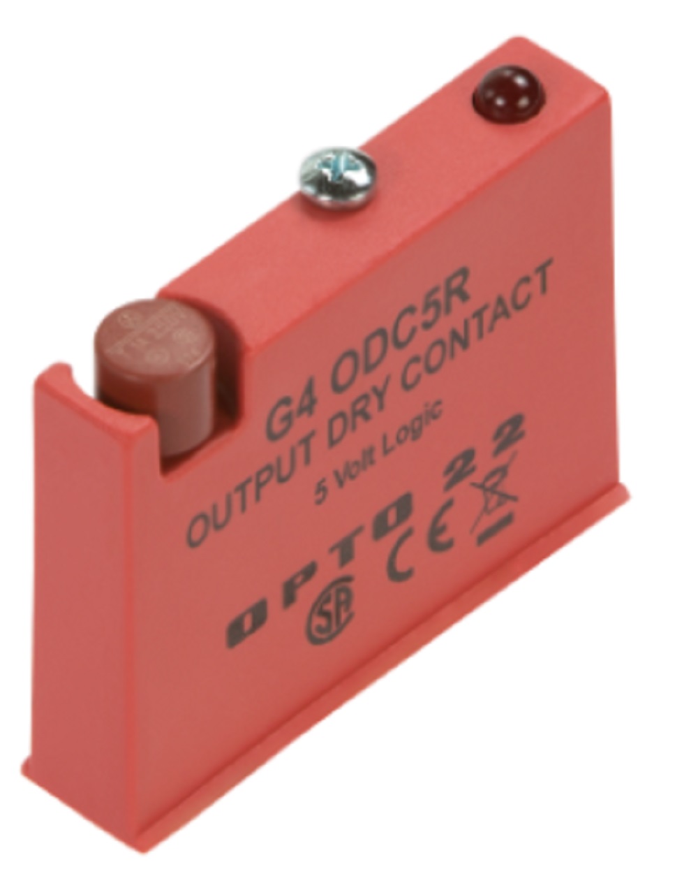 Opto 22 G4ODC5R G4 Low-Voltage Mechancial Relay Output, 5 VDC Logic, Normal Open - Image 1