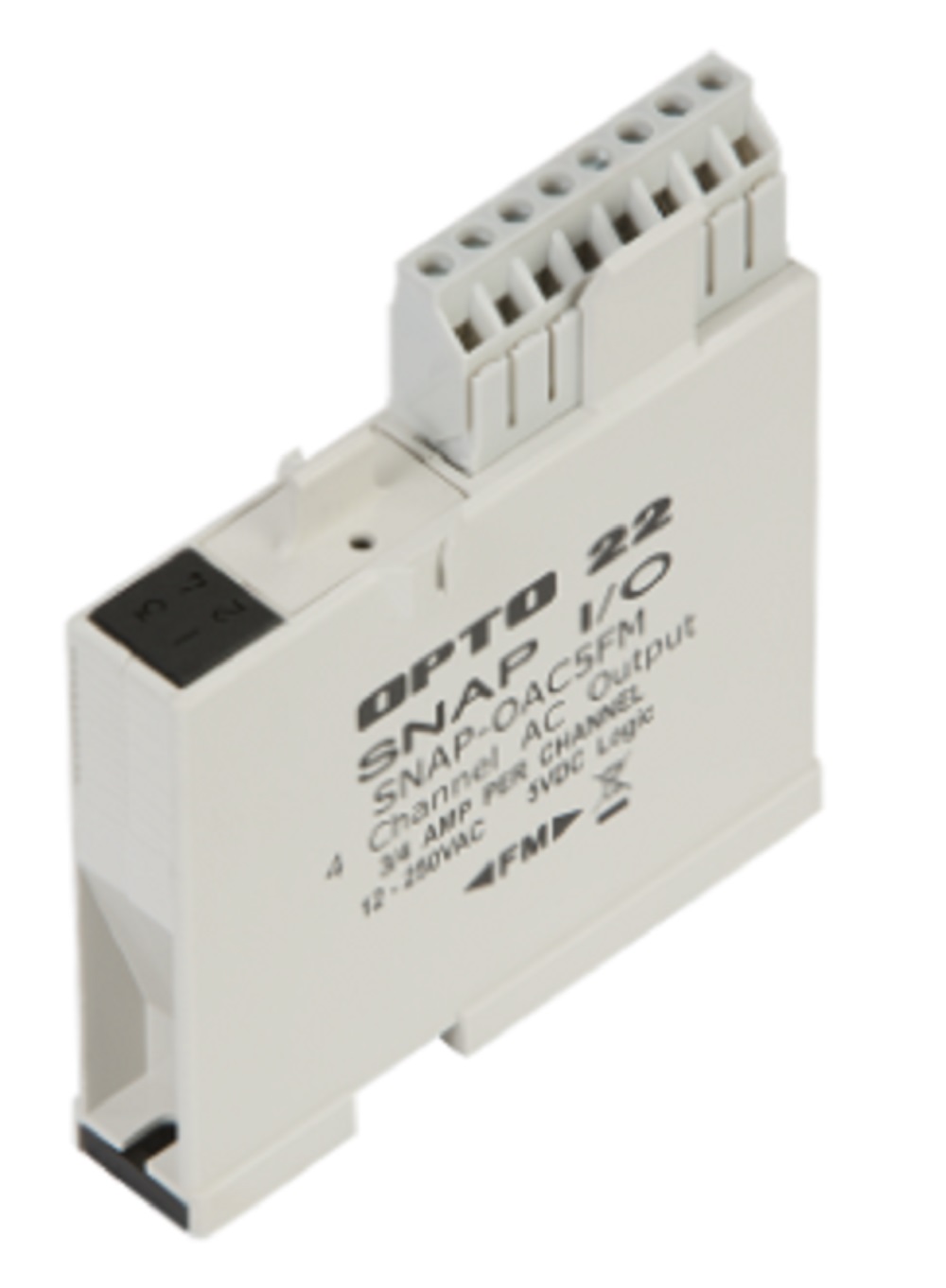 Opto 22 SNAP-OAC5FM SNAP 4-Ch 12-250 VAC Digital (Discrete) Output Module, FM - Image 1