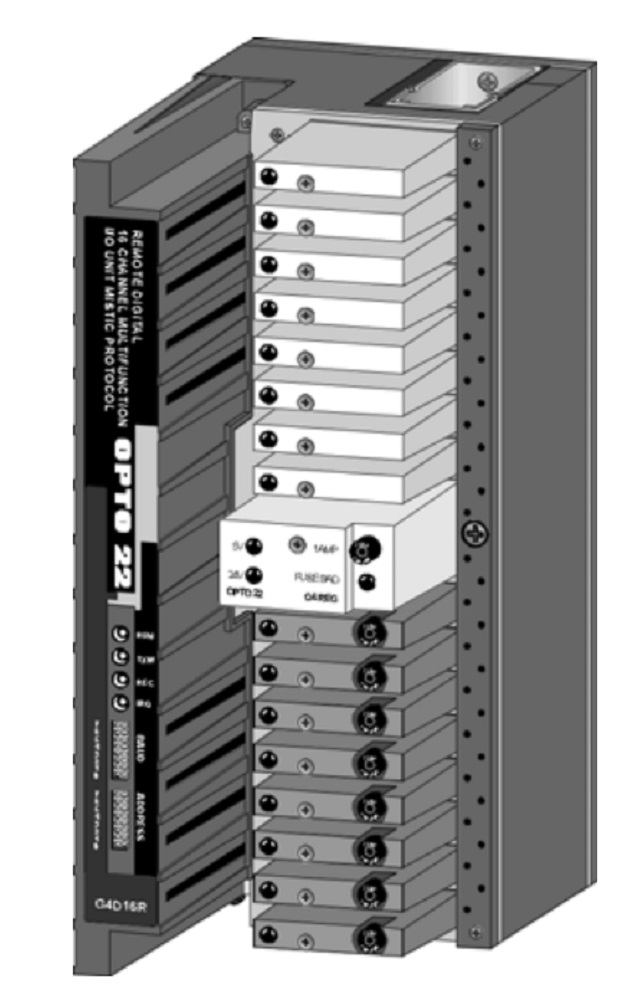 Opto 22 G4D16R Remote Digital 16-Channel Multifunction I/O Unit Mistic Protocol - Image 1