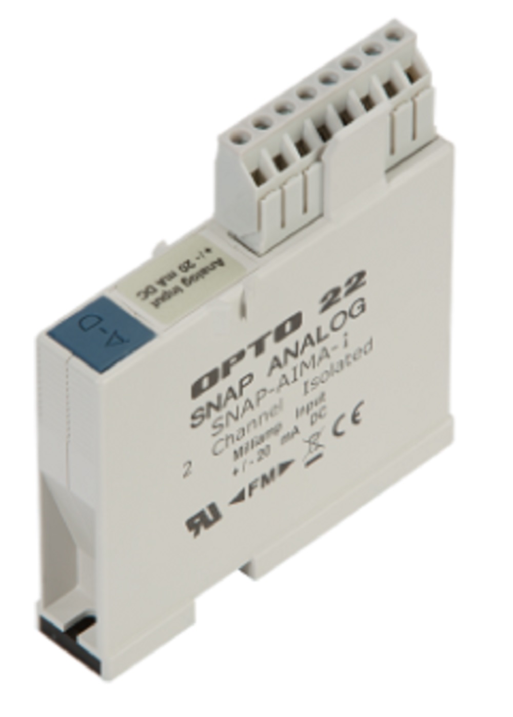 Opto 22 SNAP-AIMA-i SNAP 2-Ch Isolated -20 mA to +20 mA Analog Current Input Mod - Image 1