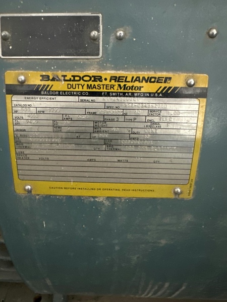 500 HP 1792 RPM Baldor-Reliance, Frame 5810S, TEFC-XP, 4000 Volts, New - Image 2