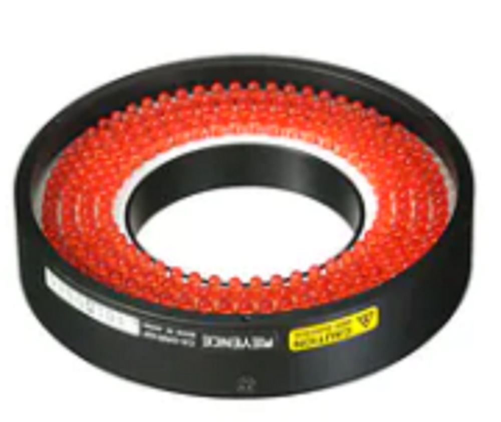 Keyence CA-DRR10F Vision System LED Light, Red Ring Light (Direct, Flat) 100-50 - Image 1