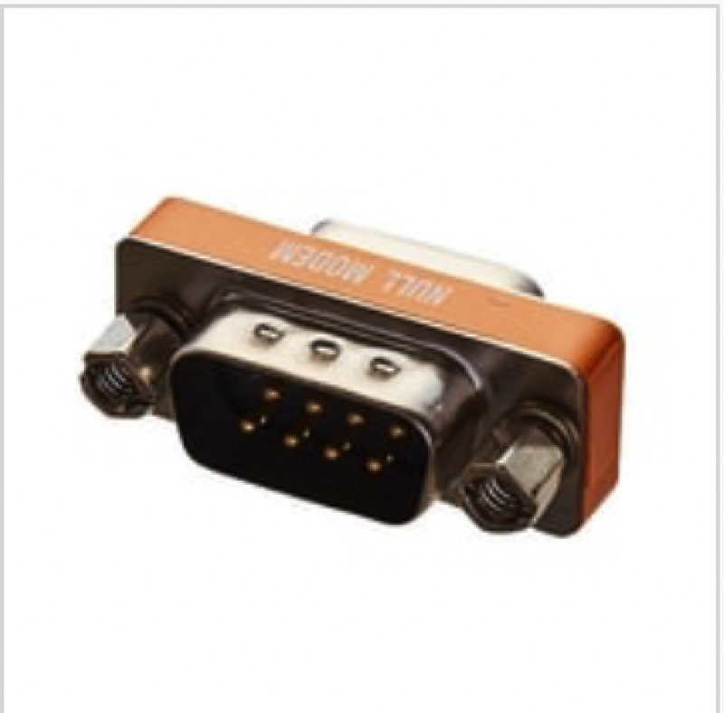 Keyence OP-87533 Handheld Scanner D-Sub 9 Pin Cross Connector - Image 1