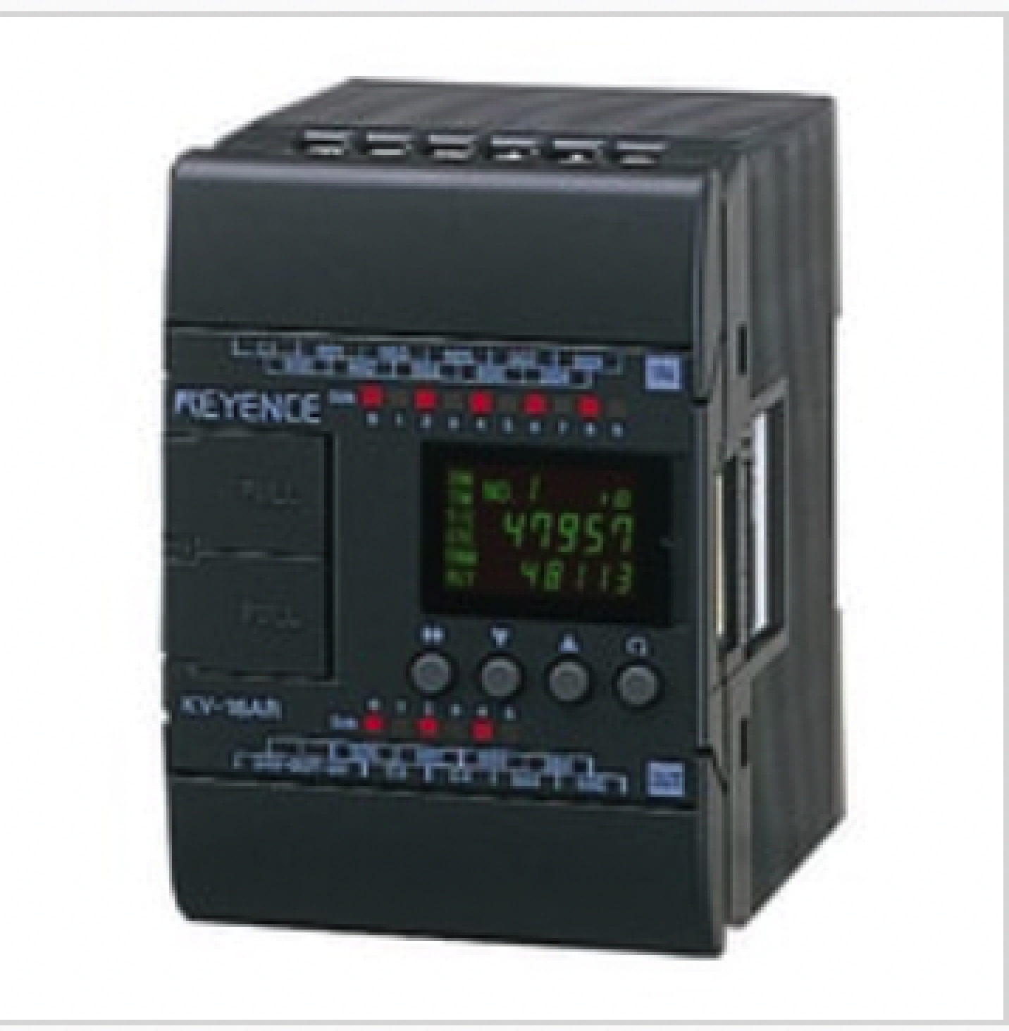 Keyence KV-16DR PLC, Base Unit, DC Type, 10 Inputs and 6 Relay 
