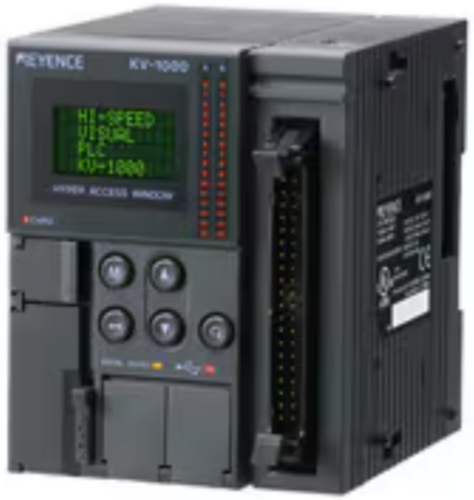 Keyence #KV-1000, CPU Unit W/ Built-In Serial Port - Image 1