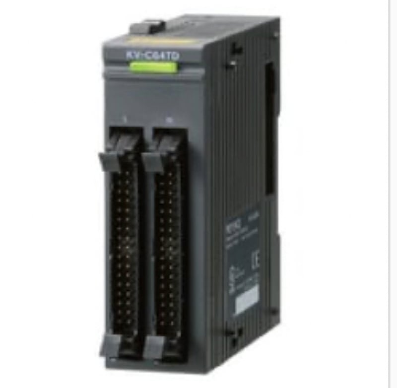 Keyence #KV-C64TD PLC, 64-Point Connector MOSFET (Sink) with Overcurrent Protect - Image 1