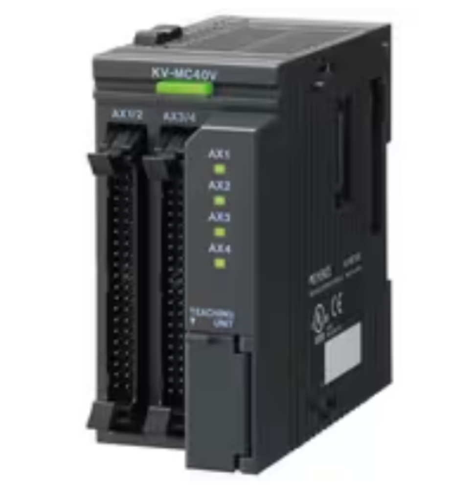 Keyence #KV-MC40V, 4-Axis Pulse Train Positioning Motion Unit - Image 1