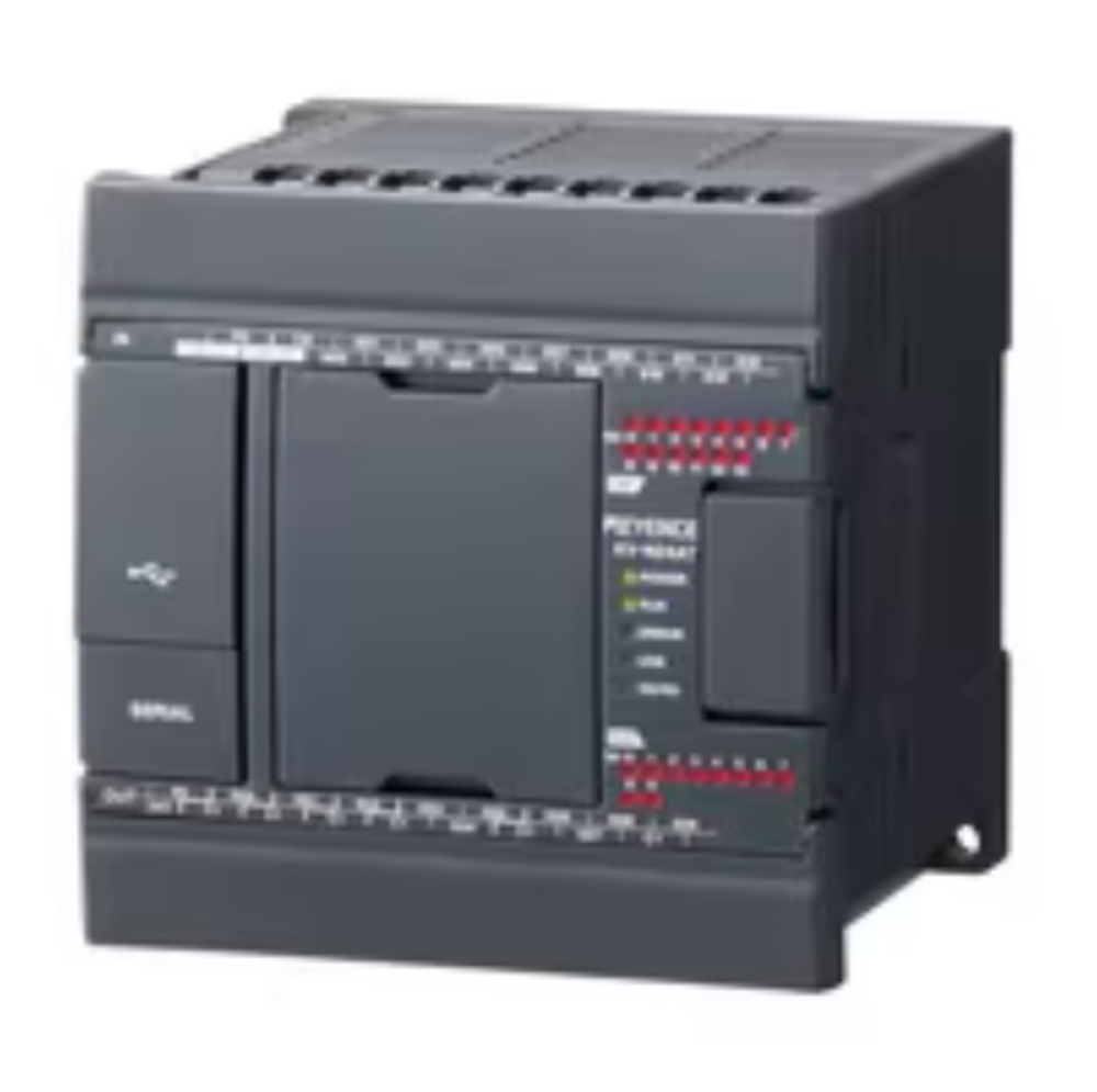 Keyence #KV-N24AT, Base Unit, AC Power Supply Type, Input 14 Points/Output 10 Points - Image 1