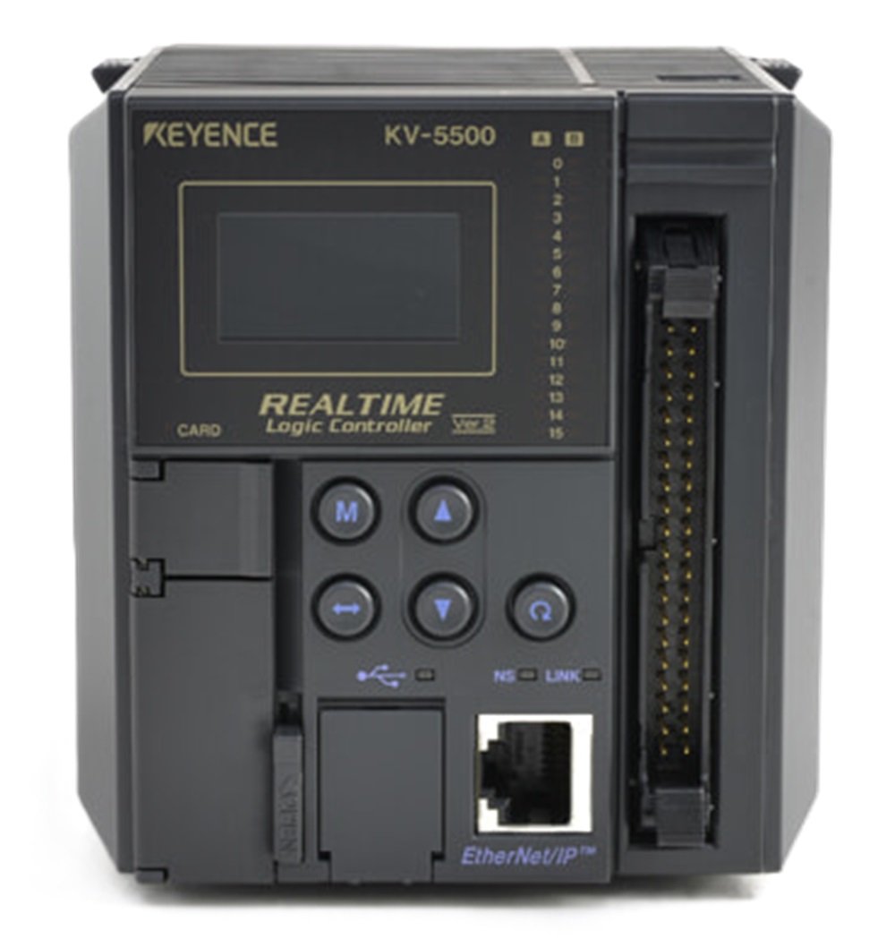 Keyence #KV-5500, PLC (Building-Block/Modular/High Speed Type), CPU Unit - Image 1