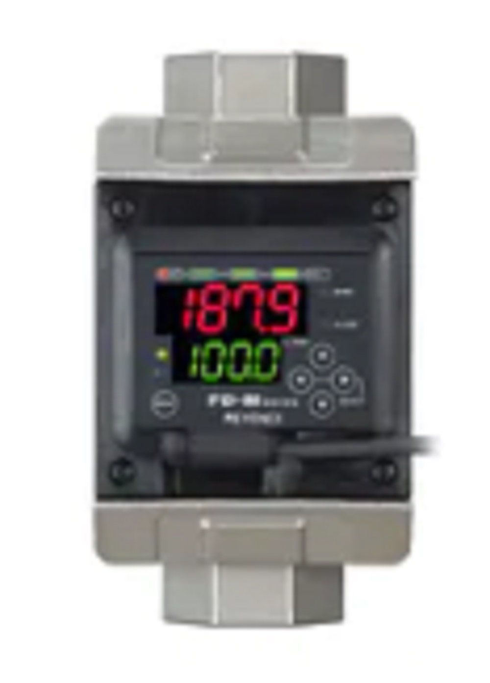 Keyence FD-M100ATP Electromagnetic Flow Sensor, Main, Portrait, 100 L/min, PNP - Image 1