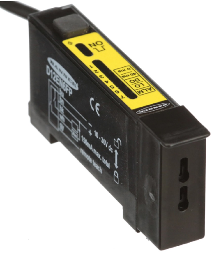 Banner D12EP6FP 41965 D12 Expert Plastic Fiber Optic Sensor, Output SPST PNP - Image 1