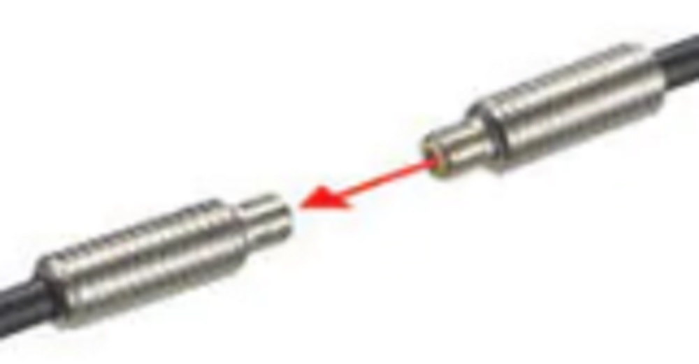 Keyence FU-77V Digital Fiber Optic Sensor, Fiber Unit Thrubeam Type - Image 1