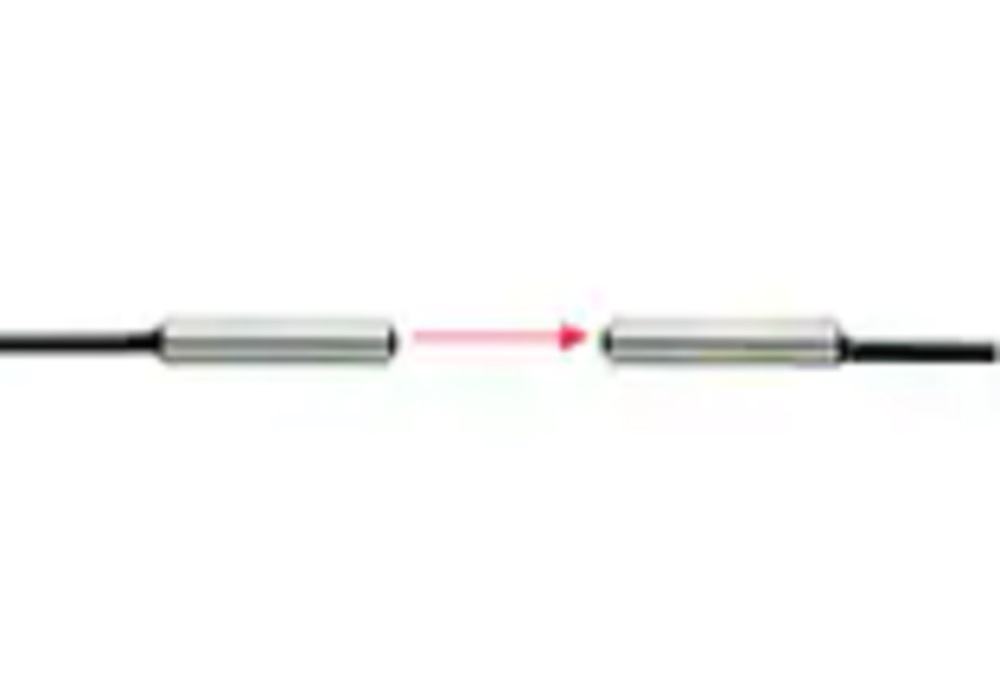 Keyence PS-58 Photoelectric Sensor, Transmissive, General-Purpose, Cylindrical - Image 1