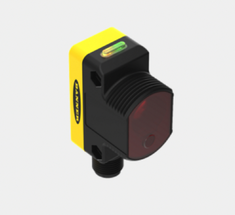 Banner R55CG2 02786 World-Beam QS30 Laser Diffuse Sensor (Class 2), Range 800 mm - Image 1