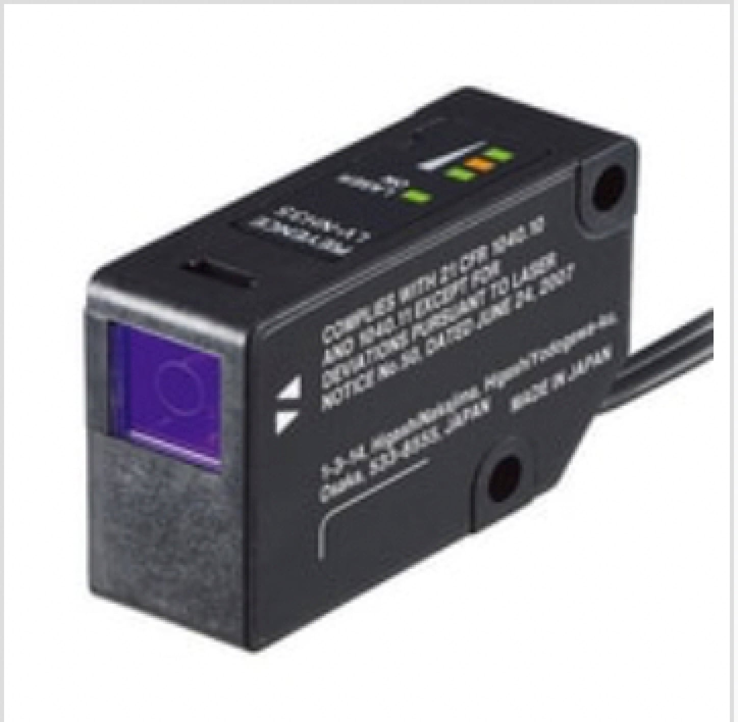 Keyence LV-NH35 Multi-Purpose Digital Laser Sensor Head, Spot Reflective, Coax - Image 1