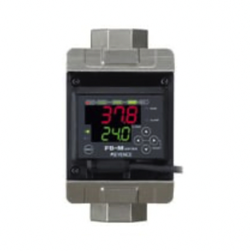 Keyence FD-MZ100ATKP Flow Sensors / Meters, Main Unit, Portrait, 100 L/min, PNP - Image 1