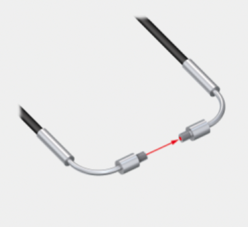 Banner PIAT26U 28235 Plastic Fiber Sensor, Opposed Mode, Core Dia 0.5 mm - Image 1
