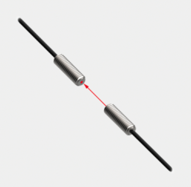 Banner PIT46UHF 51783 Plastic Fiber Sensor, Opposed Mode, Core Dia. 1 mm - Image 1