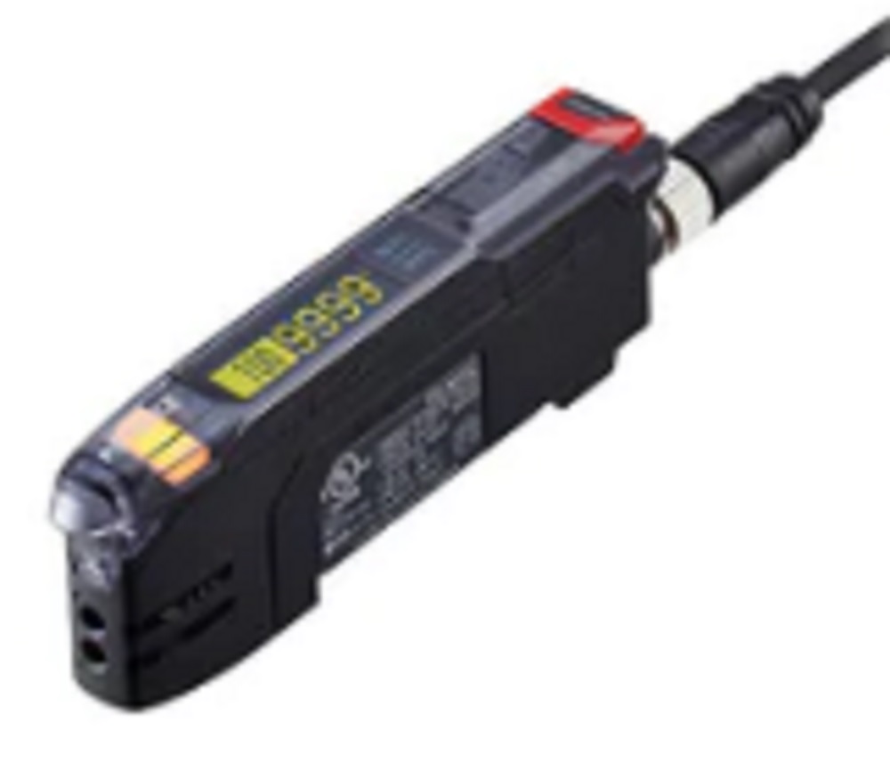 Keyence FS-N41C Digital Fiber Optic Sensor, Main Unit (M8 Connector Type) - Image 1