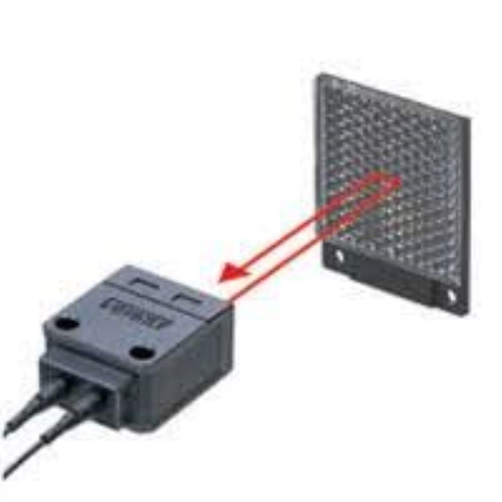 Keyence FU-15 Digital Fiber Optic Sensor, Retro-Reflective Fiber Unit - Image 1