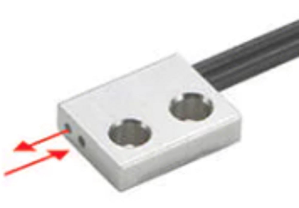 Keyence FU-44TZ Digital Fiber Optic Sensor, Reflective Fiber Unit - Image 1